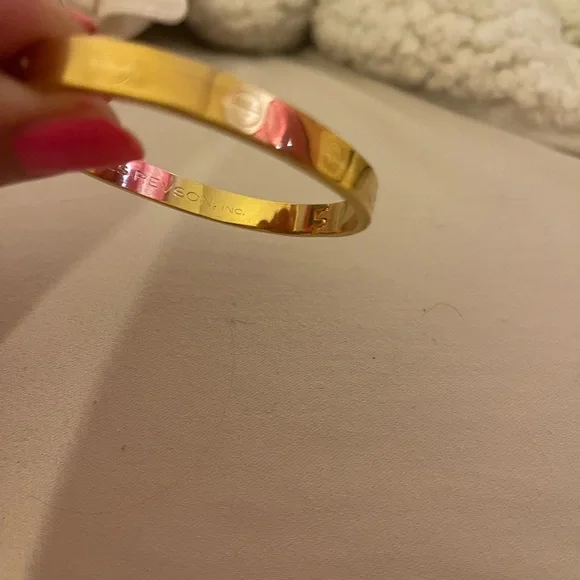 Charles Revson 1970 Aldo Cipullo gold electroplate Love bracelet Cartier